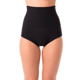 Dragonfly Betty Shorts a Vita Alta Tg. M Nero / Rosa Acceso