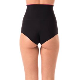 Dragonfly Betty Shorts a Vita Alta Tg. M Nero / Rosa Acceso