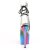 Pleaser ADORE-1018RC Stivaletti con Plateau Cromato Trasparente Multicolore