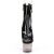 Pleaser ADORE-1018T Stivaletti con Plateau Vernice Fumo Nero