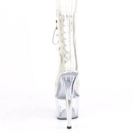 Pleaser ADORE-1020C Stivaletti con Plateau Trasparente