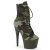 Pleaser ADORE-1020CAMO Stivaletti con Plateau Mimetico Verde