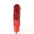 Pleaser ADORE-1020CHRS Stivaletti con Plateau Strass Cromato Rosso