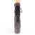 Pleaser ADORE-1020FS Stivaletti con Plateau Camoscio Sintetico Grigio