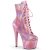 Pleaser ADORE-1020HG Stivaletti con Plateau Ologramma Rosa