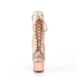 Pleaser ADORE-1020HM Stivaletti con Plateau Metallico...