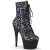 Pleaser ADORE-1020LP Stivaletti con Plateau Ologramma Multicolore