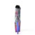 Pleaser ADORE-1020RC-REFL Stivaletti con Plateau Riflesso Cromato Multicolore