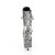 Pleaser ADORE-1020SPWR Stivaletti con Plateau Pitonato Nero Bianco