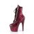 Pleaser ADORE-1020SPWR Stivaletti con Plateau Pitonato Rosa