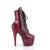 Pleaser ADORE-1020SPWR Stivaletti con Plateau Pitonato Rosa