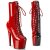 Pleaser ADORE-1040TT Stivaletti con Plateau Vernice Nero Rosso