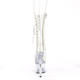 Pleaser ADORE-1050C Stivaletti con Plateau Trasparente
