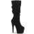 Pleaser ADORE-1061Stivali con Plateau Camoscio Sintetico Nero