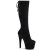 Pleaser ADORE-2008Stivali con Plateau Camoscio Sintetico Nero