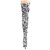 Pleaser ADORE-3000DP Stivali Sopra Il Ginocchio Con Plateau Nero Bianco