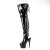 Pleaser ADORE-3017 Stivali Sopra Il Ginocchio Con Plateau Vernice Nero