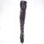 Pleaser ADORE-3020 Stivali Sopra Il Ginocchio Con Plateau Paillettes Viola