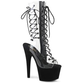 Pleaser ADORE-700-60FS Stivaletti con Plateau Camoscio...