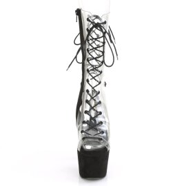Pleaser ADORE-700-60FS Stivaletti con Plateau Camoscio...
