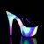 Pleaser ADORE-701GXY Mules con Plateau Glitter Trasparente Multicolore