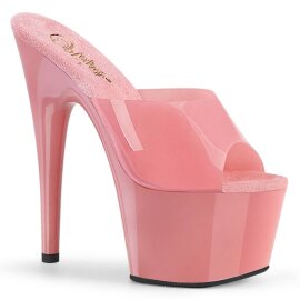 Pleaser ADORE-701N Mules con Plateau Rosa Chiaro