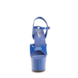 Pleaser ADORE-709 Sandali con Plateau Vernice Blu