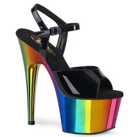 Pleaser ADORE-709RC Sandali con Plateau Vernice Nero...