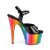Pleaser ADORE-709RC Sandali con Plateau Vernice Nero Multicolore