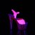 Pleaser ADORE-709UVT Sandali con Plateau Neon Rosa