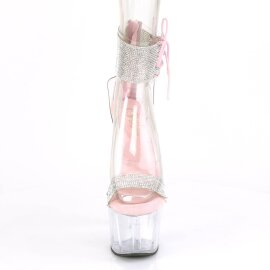 Pleaser ADORE-727RS Sandali con Plateau Strass...