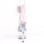 Pleaser ADORE-727RS Sandali con Plateau Strass Trasparente Rosa Chiaro