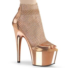 Pleaser ADORE-765RM Sandali con Plateau Rete Cromato...