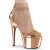 Pleaser ADORE-765RM Sandali con Plateau Rete Cromato Dorato Rosa