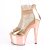 Pleaser ADORE-765RM Sandali con Plateau Rete Cromato Dorato Rosa
