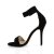 Pleaser AMUSE-10 Sandali con Plateau Velluto Nero