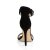 Pleaser AMUSE-10 Sandali con Plateau Velluto Nero