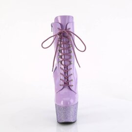 Pleaser BEJEWELED-1020-7 Stivaletti con Plateau Ologramma...