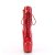 Pleaser BEJEWELED-1020-7 Stivaletti con Plateau Ologramma Strass Rosso
