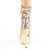 Pleaser BLONDIE-R-1009 Stivaletti con Plateau Paillettes Dorato