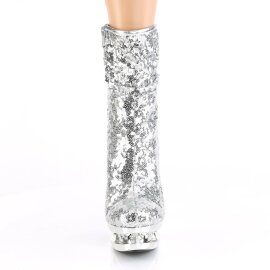 Pleaser BLONDIE-R-1009 Stivaletti con Plateau Paillettes...