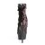 Pleaser DELIGHT-1008SQ Stivaletti con Plateau Paillettes Rosso