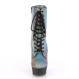 Pleaser DELIGHT-1020REFL Stivaletti con Plateau Riflesso...