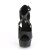 Pleaser DELIGHT-621 Sandali con Plateau Similpelle Nero
