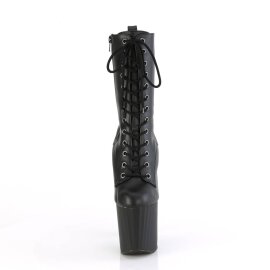 Pleaser ENCHANT-1040Stivali con Plateau Similpelle Nero