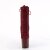Pleaser ENCHANT-1040 Stivali con Plateau Camoscio Sintetico Rosso