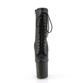 Pleaser ENCHANT-1040PK Stivali con Plateau Similpelle Nero