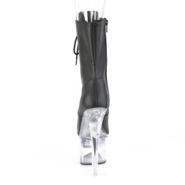 Pleaser FLASHDANCE-1020-7 Stivaletti con Plateau Similpelle Nero Multicolore