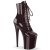 Pleaser FLAMINGO-1020 Stivaletti con Plateau Vernice Caffè