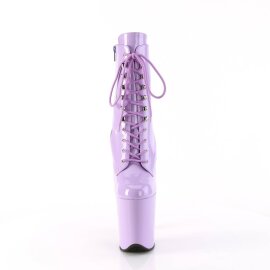Pleaser FLAMINGO-1020 Stivaletti con Plateau Vernice Viola